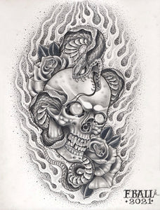 Skull n snake